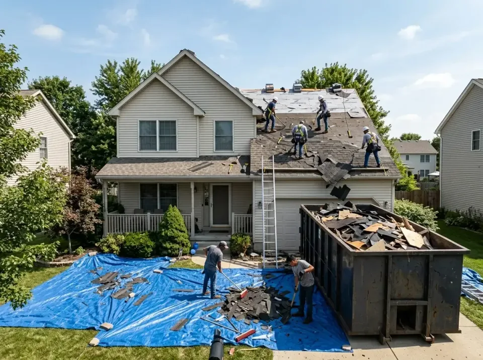 roof-replacement-debris-remova-004 — frequently asked questions, Cheapest Dumpster Rentals in Altamont, IL